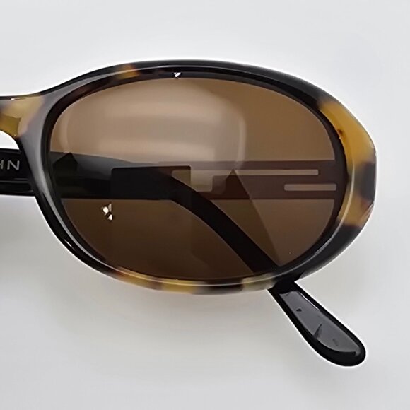 St. John S-513 Blonde Tortoise Gold Frame Dark Brown Lens Sunglasses Italy 54mm main image 9